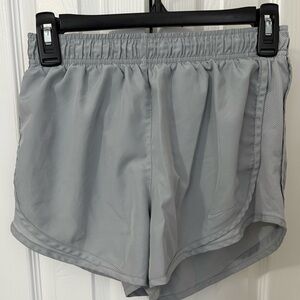 Nike Women's Athletic Shorts in Light Gray